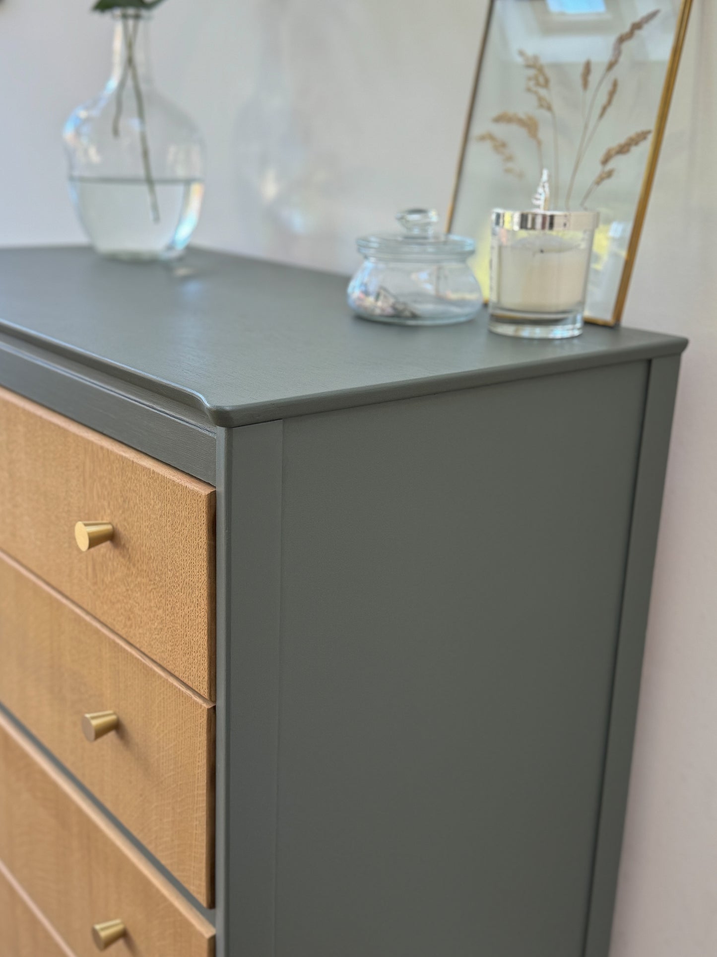 SIMILAR CUSTOM ORDERS AVAILABLE - Mid Century Lebus chest of drawers