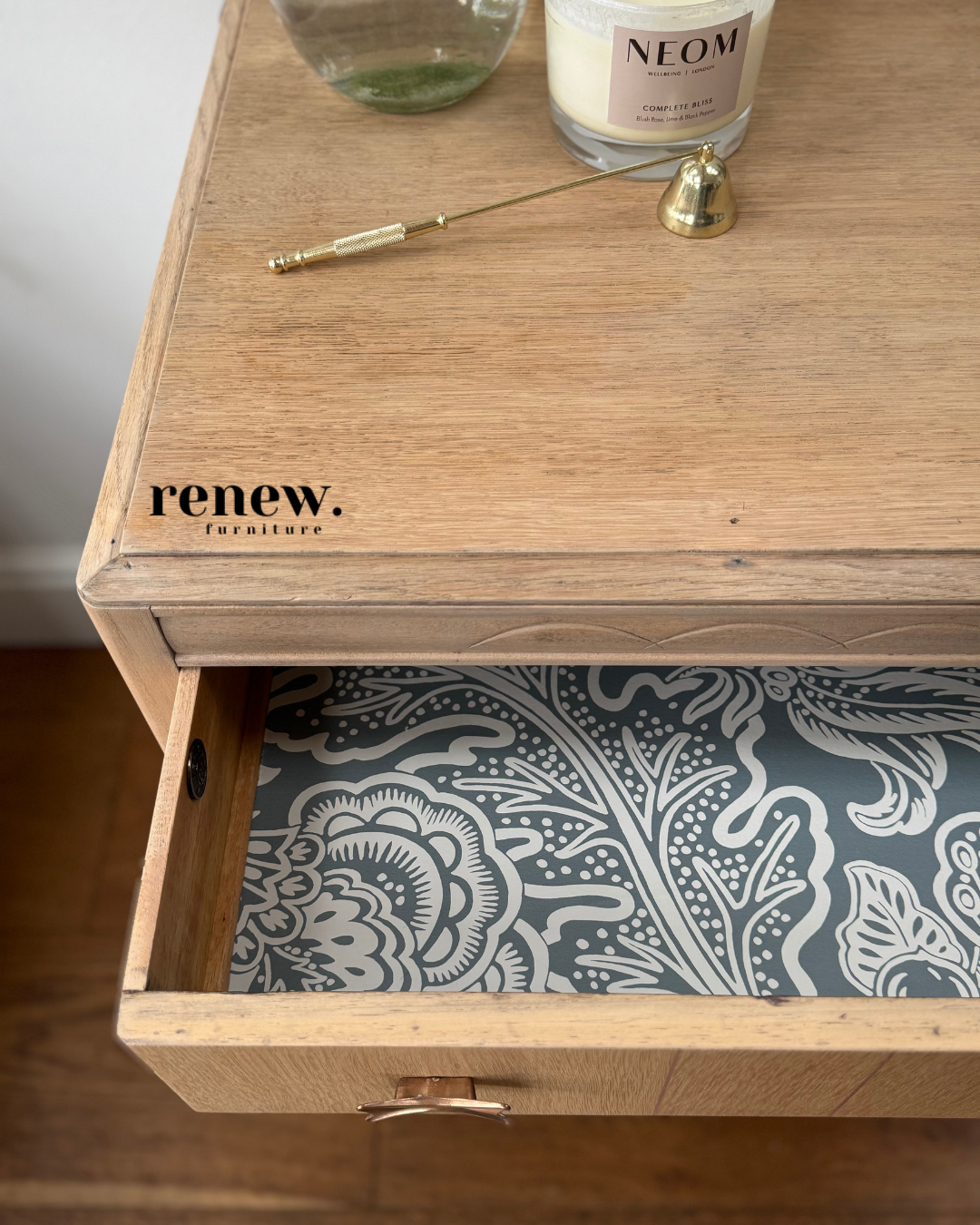 Harris Lebus Vintage Wooden 3 Drawer Chest of Drawers